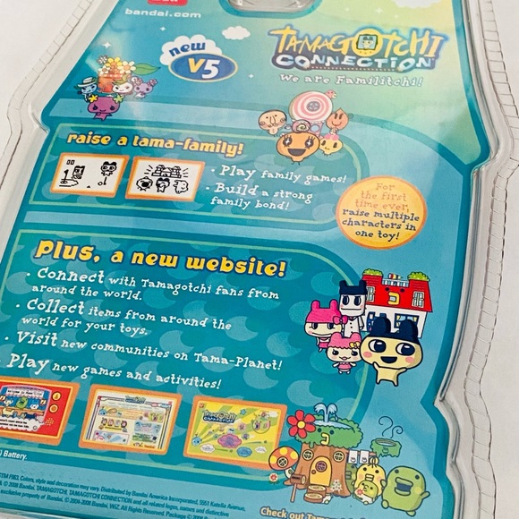 Tamagotchi Connexion V5 Familitchi - Rouge Et Noir - Testé - Occasion